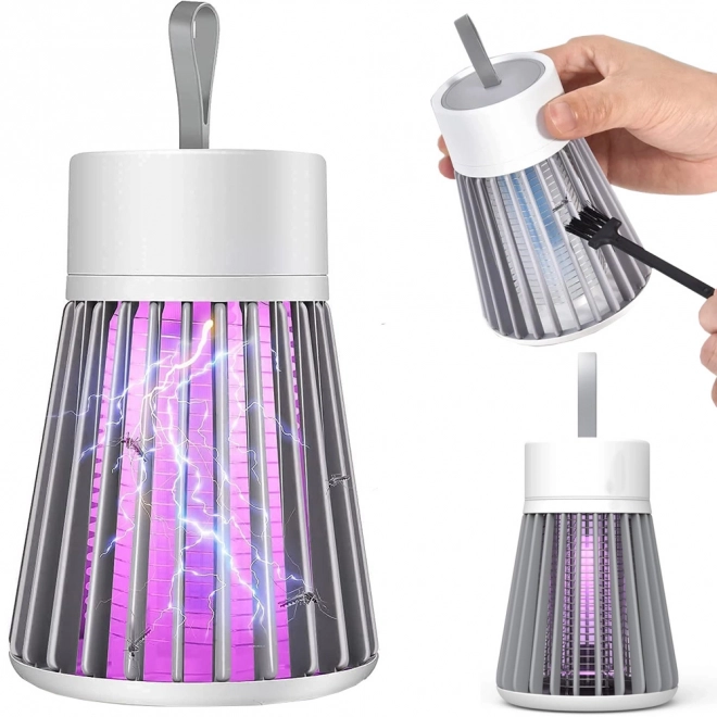 Lampe UV anti-insectes avec piège électrique