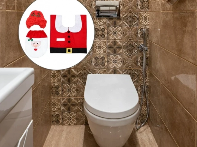 Weihnachts-Badezimmerset Weihnachtsmann