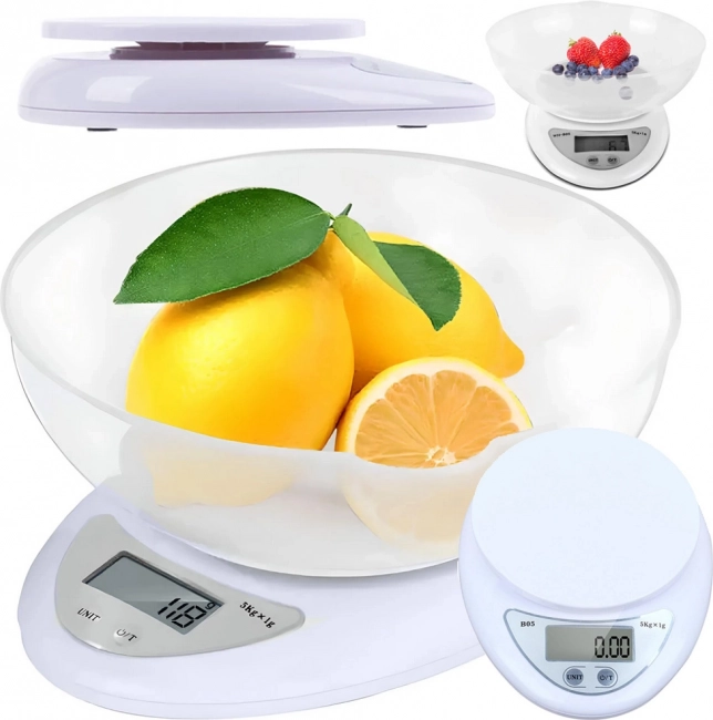 Electronic Digital Kitchen Scale with LCD Display