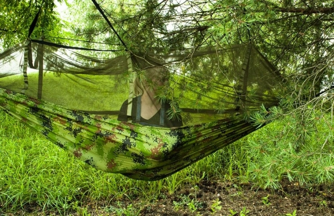 Toeristische hangmat Santiago Army - 260 x 140 cm
