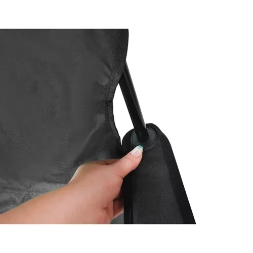 Foldable fishing chair black