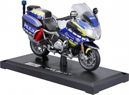 Metallmodell eines polnischen Polizeimotorrads 1/18