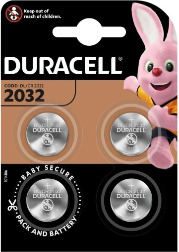 Duracell CR2032 batterijen 4 stuks