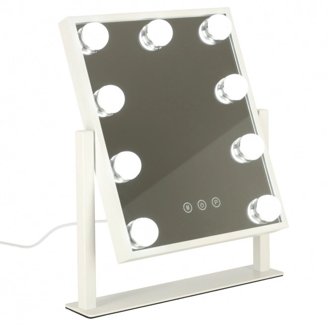 Kosmetikspiegel mit LED-Beleuchtung und USB-Anschluss
