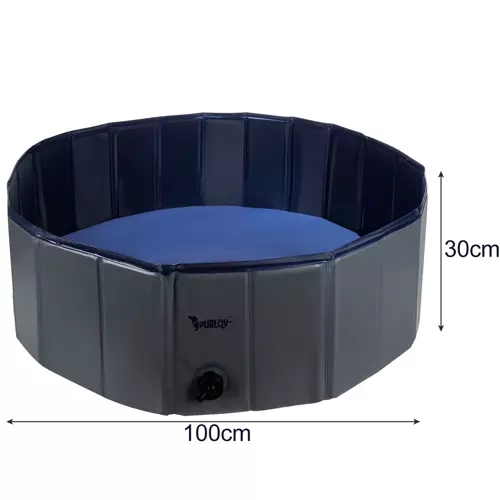 Opvouwbaar zwembad/hondenkennel 100x30 Purlov 20929