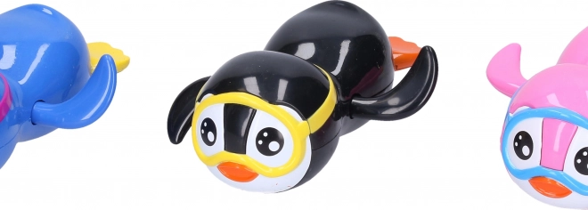 Opwindbare pinguïn voor in het water