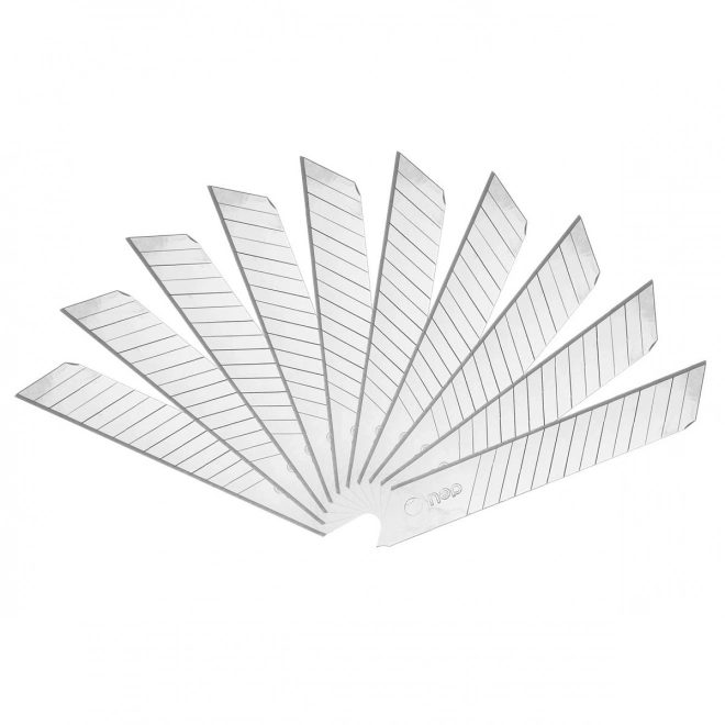 Vervangende messen Deli 18 mm, 10 stuks