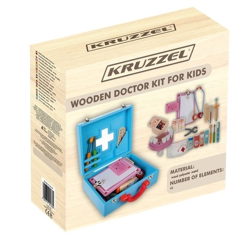 Kleine Dokter Set - Houten Kruzzel 19869
