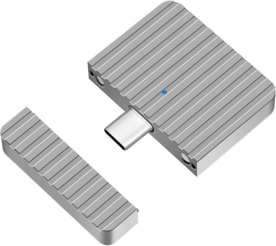 Mikro-Gehäuse für SSD M.2 NVMe, USB‑C, USB 3.2 Gen 2 (10 Gb/s)