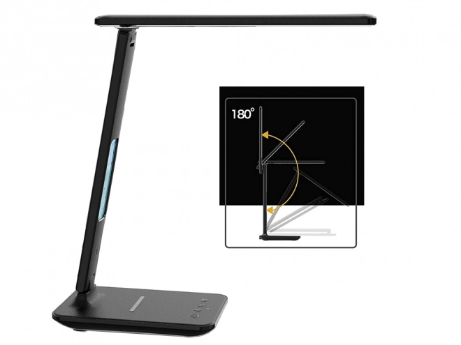 LED Desk Lamp with Qi Charger and USB