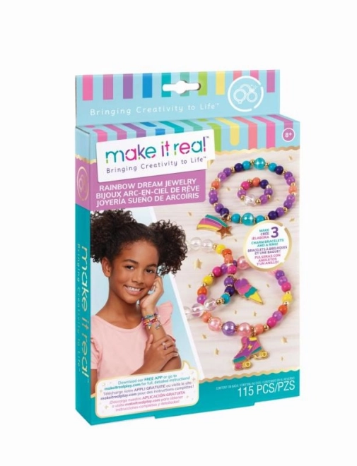 Armband set Make It Real met bedels