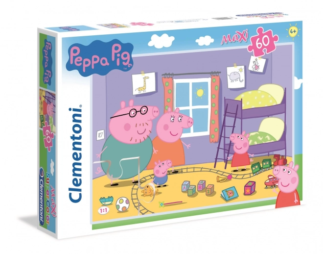 Puzzel Varkentje Peppa Maxi 60 stukjes van Clementoni