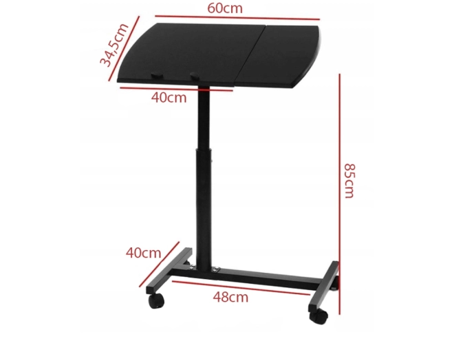 Mobile frame with brakes