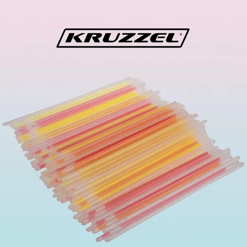 Bracelets et bâtons fluorescents 100 pcs avec connecteurs