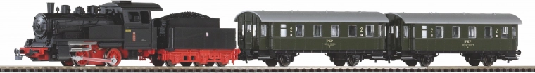 Gedetailleerde stoomlocomotief Oi2 met tender