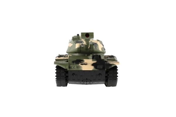 RC tank plastic 27cm 27MHz op batterijen + oplaadpakket met geluid in doos 37x17x19cm
