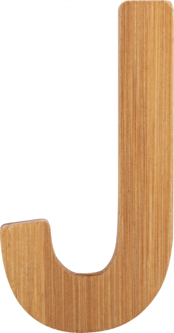 Small Foot Bambus-Buchstabe j