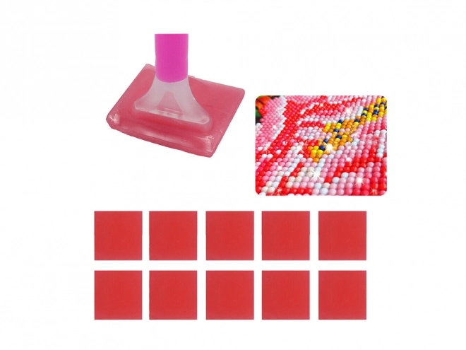 Set van diamanten borduuraccessoires