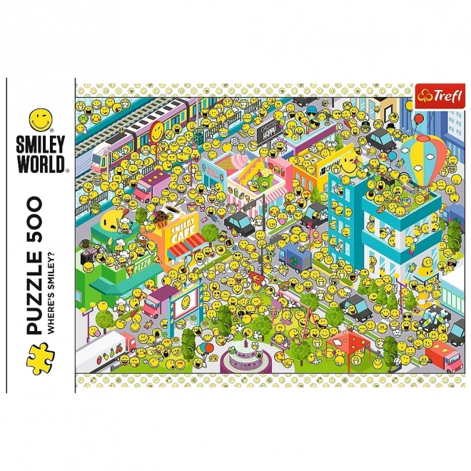 Puzzel Smiley - Waar is Smiley? 500 stukjes