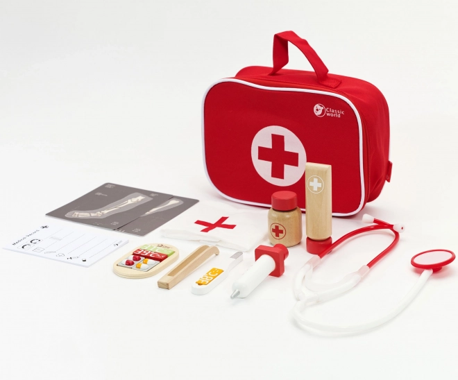 Doctor Playset with Wooden and Plastic Accessories
