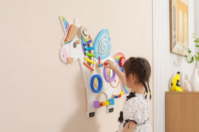 Panneau mural Arc-en-ciel Licorne