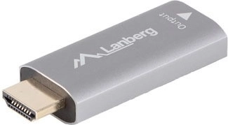 Adaptateur HDMI (M) vers DisplayPort (F) 4K argenté
