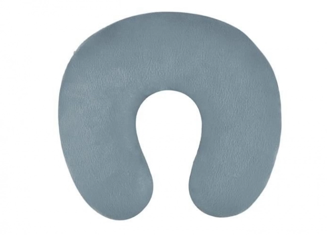 Gray travel pillow
