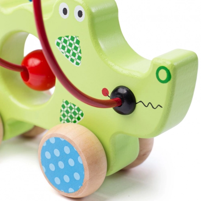 Motorisch doolhof Krokodil voor kinderen