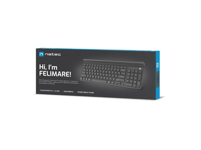 Natec Felimare Bluetooth wireless keyboard black