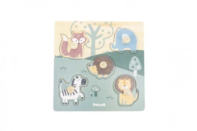 Polar B Animal Puzzle with Handles