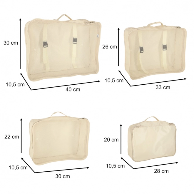 Set van reistasorganizers - 8 stuks