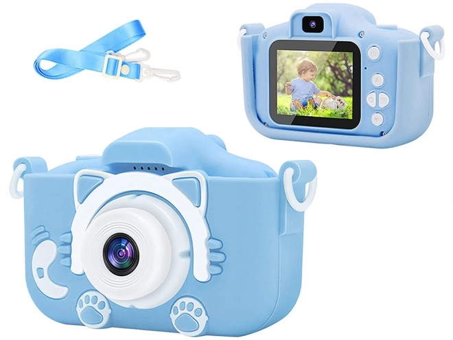 Digitale camera voor kinderen met katje