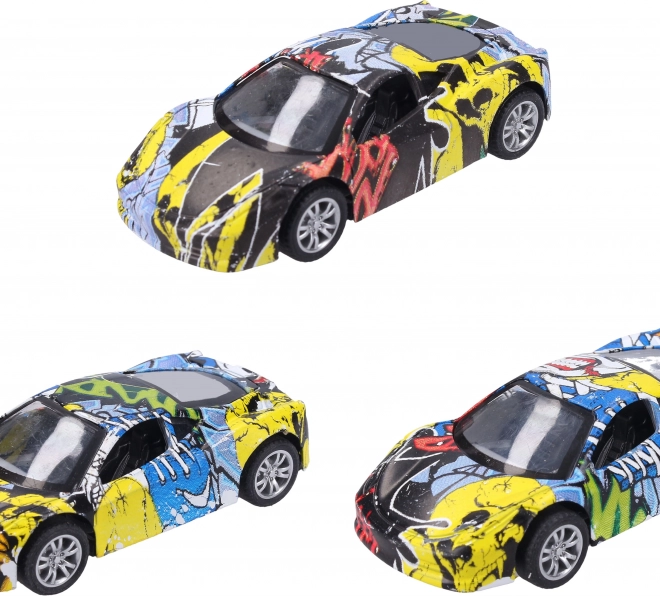 Graffiti Toy Car 9cm