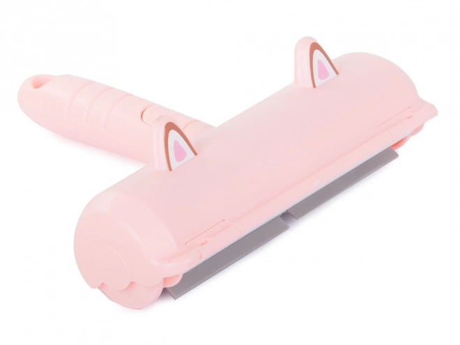 Roze roller voor het verwijderen van haren
