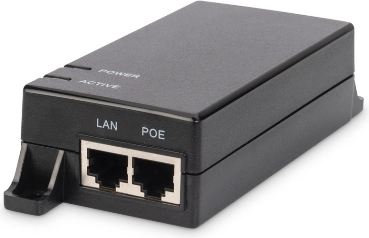 PoE-injector 802.3af 48V 15,4 W gigabit