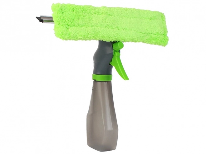 3-in-1 Glass and Mirror Cleaner with Microfiber Squeegee