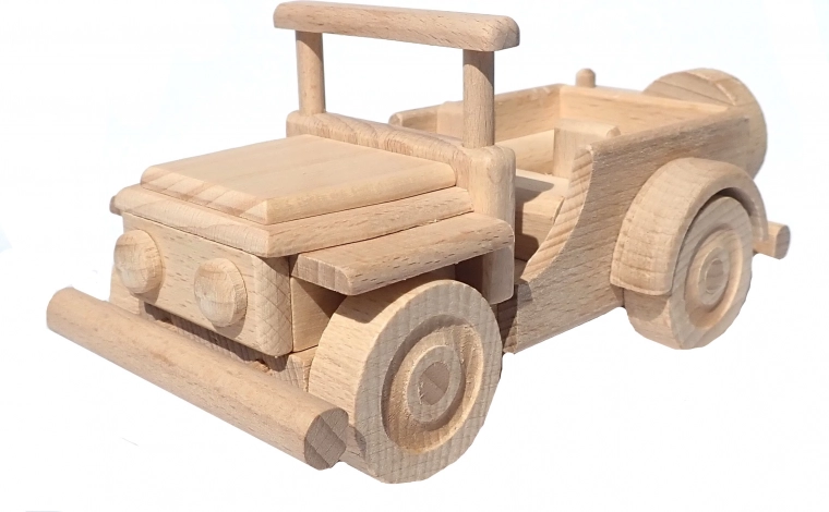 Ceeda Cavity wooden jeep car