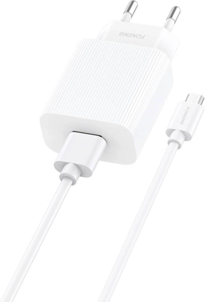 Snellader FONENG 12 W met USB en Micro-USB-kabel