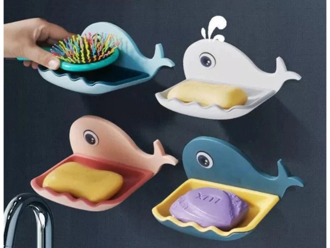 Porte-savon Baleine avec Écoulement