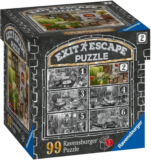 Ravensburger ontsnappingsspel EXIT puzzel Spookachtig landgoed: In de woonkamer 99 stukjes
