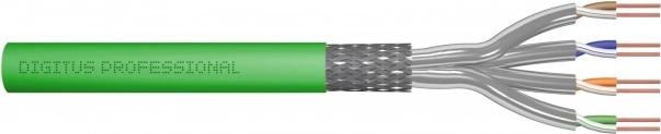 Câble d’installation CAT 8.2 S/FTP Dca LS0H 100 m vert
