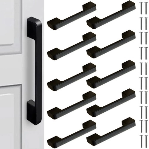 Meubelgreep zwart - 10 stuks. Ruhhy 24190