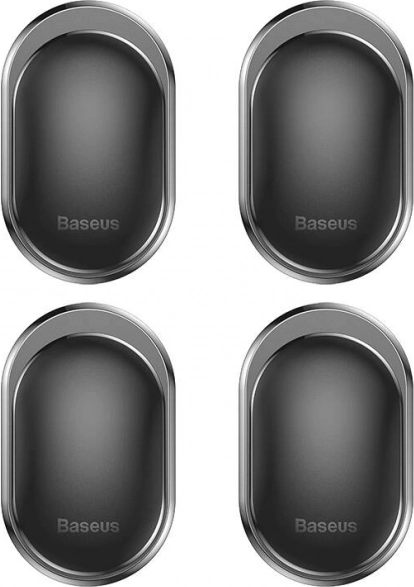 Zelfklevende multifunctionele haken BASEUS voor auto en huishouden, zwart, set van 4 stuks