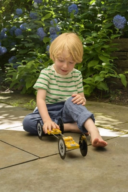 Voiture de course KidzLabs à ressort de tapette