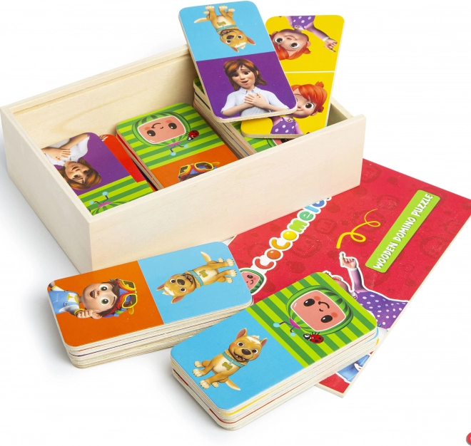 Houten dominopuzzel CoComelon