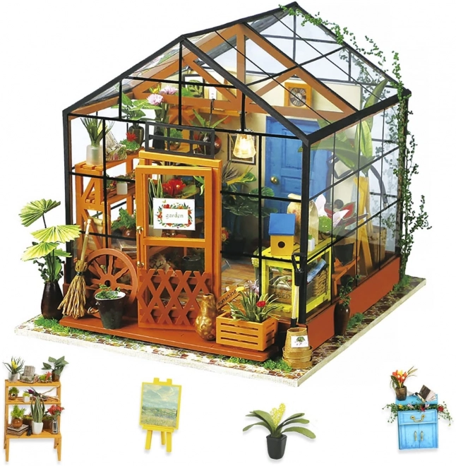 Cathy's Bloemenhuis - Miniatuur Kas