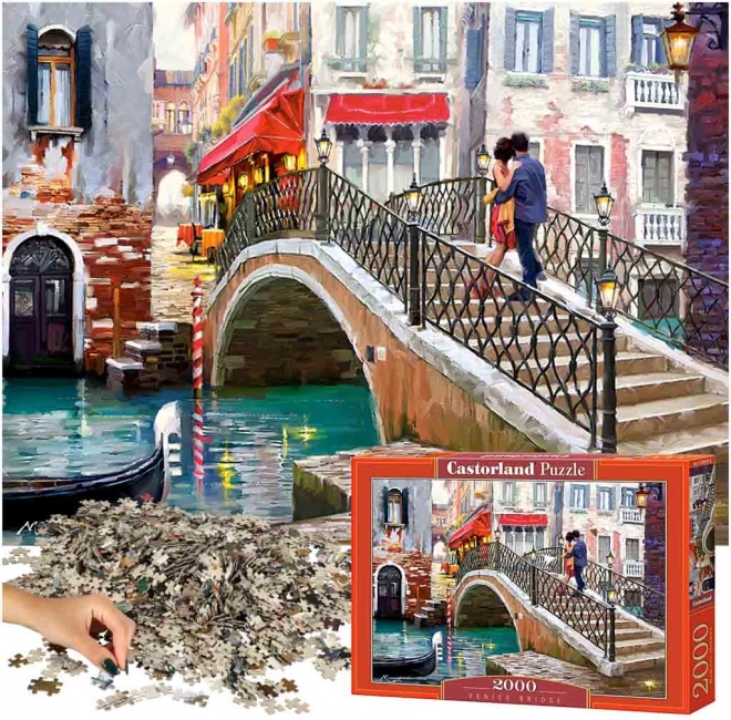 Puzzel 2000 stukjes Venetiaanse brug