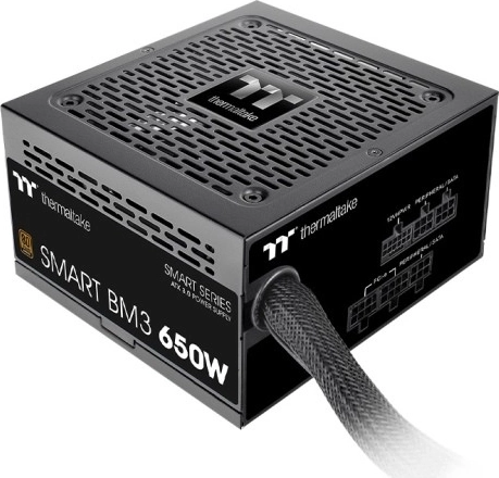 Thermaltake Smart BM3 650W alimentation modulaire 80+ Bronze ATX 3.0 (Gen5) avec ventilateur 140 mm