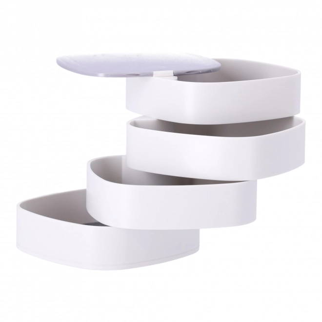 Meerniveau juwelendoos, premium organizer - wit
