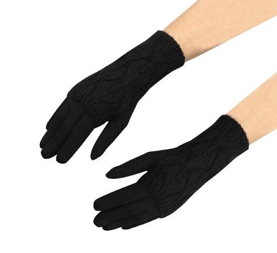 Aanraak handschoenen R6413 - zwart